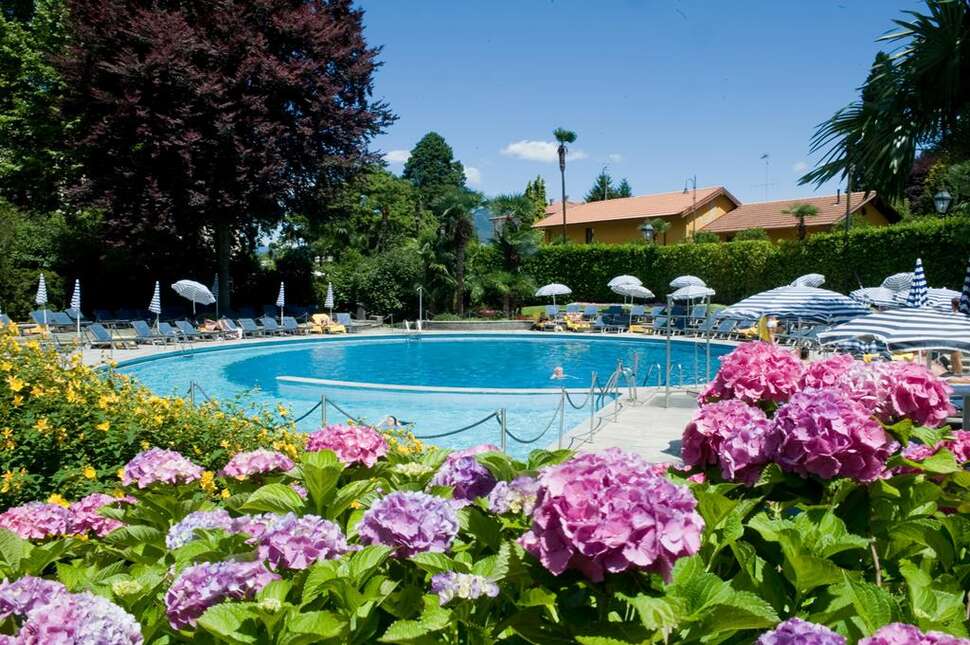 Een foto van de faciliteiten bij Hotel Milan Speranza au Lac