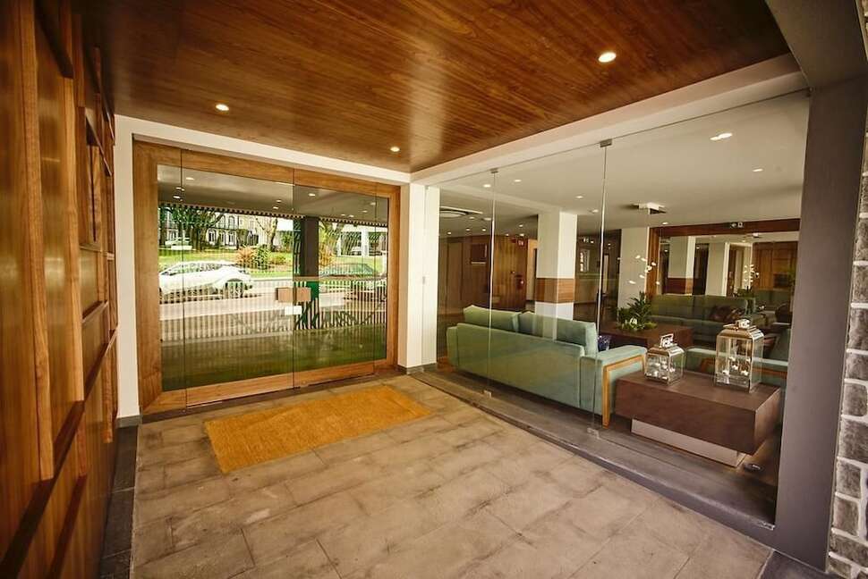 Een foto van het interieur van Hotel Cruzeiro