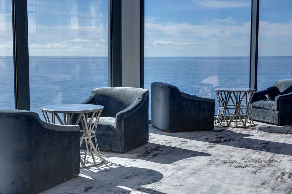 Een foto van het interieur van Hotel Baia Azul