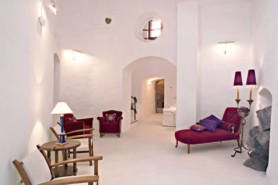 Een foto van het interieur van La Casona de Yaiza