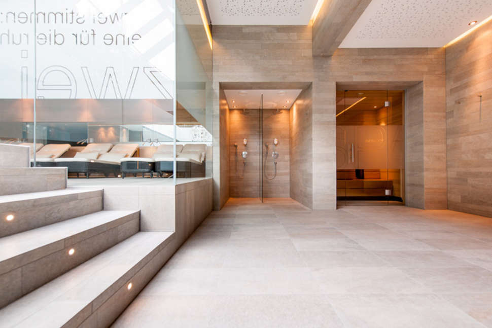 Een foto van het interieur van Hotel Tyrolerhof