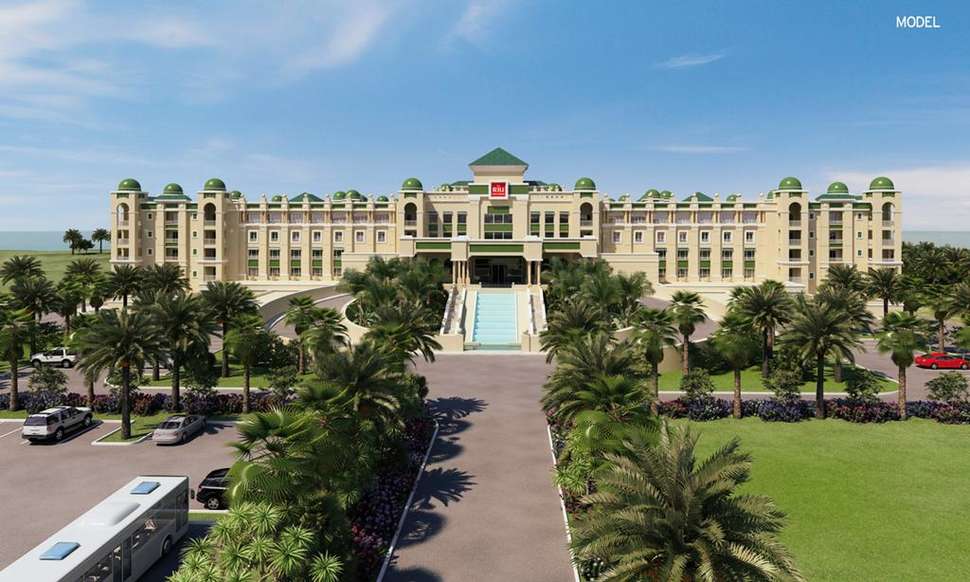 Ein Foto von der Außenansicht des Barcelo Concorde Green Park Palace