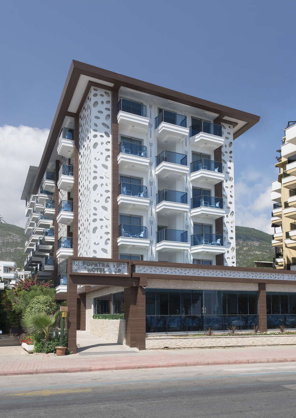 Een foto van de buitenkant van Kleopatra Life Hotel & Spa