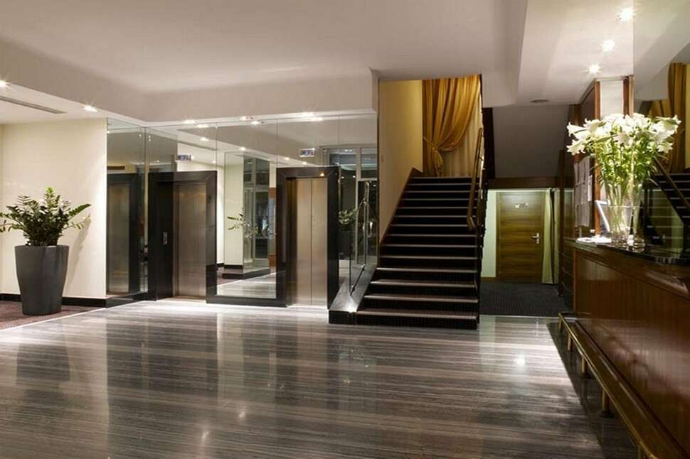 Een foto van het interieur van LH Hotel Sirio Venice