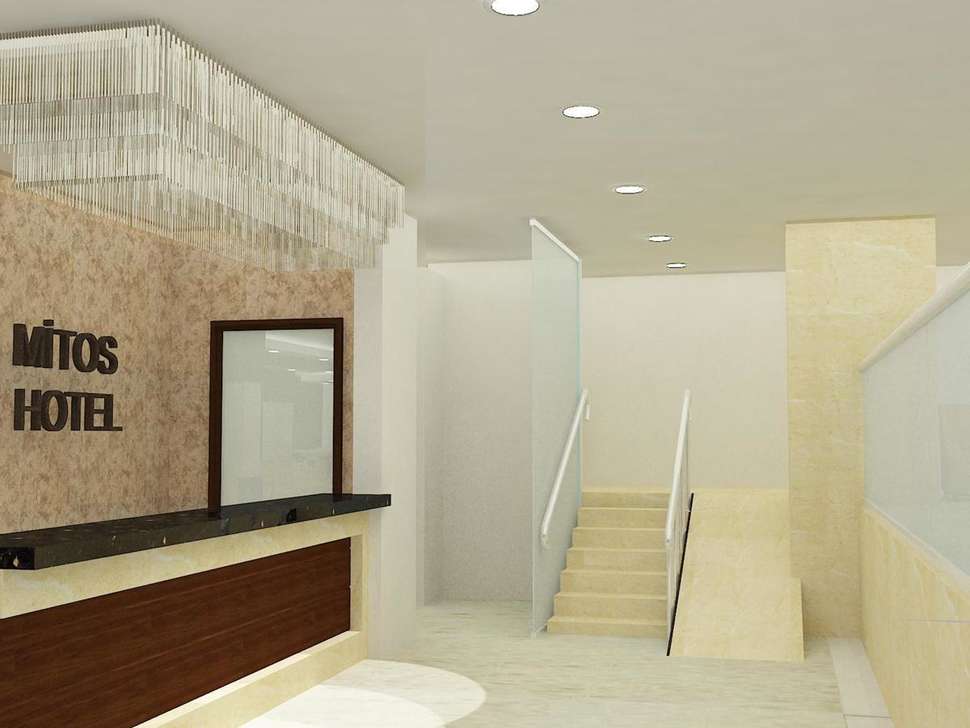 Een foto van het interieur van Mitos Aparthotel
