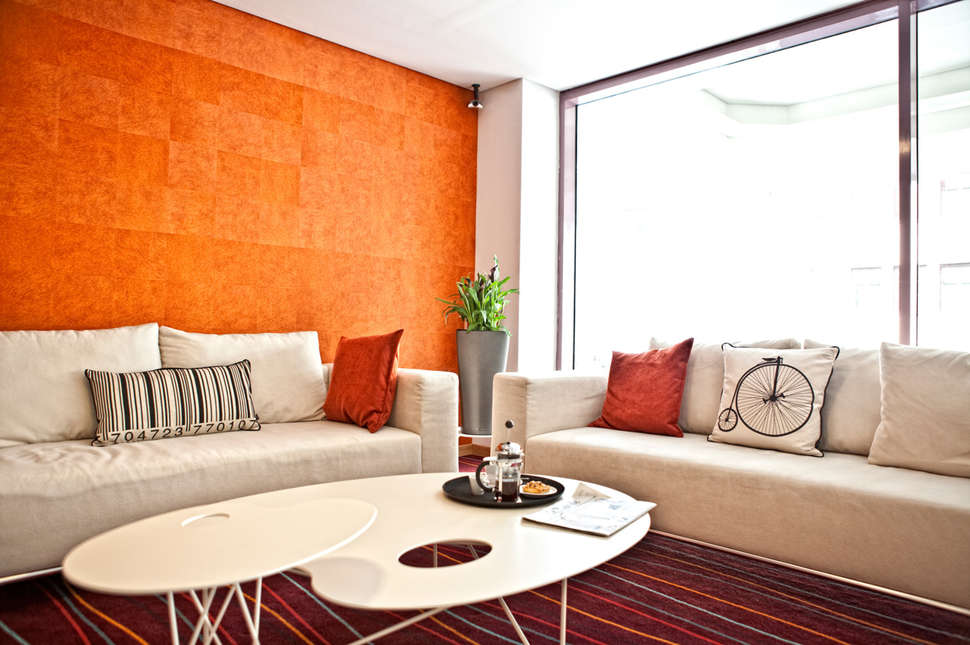 Een foto van het interieur van Novus City Hotel