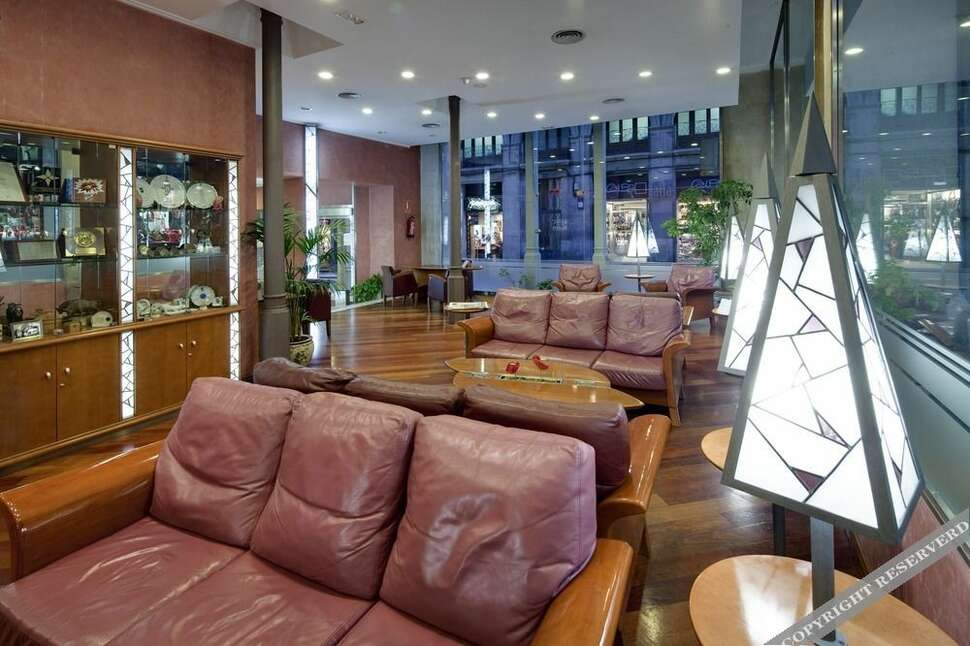 Een foto van het interieur van Hotel Rialto