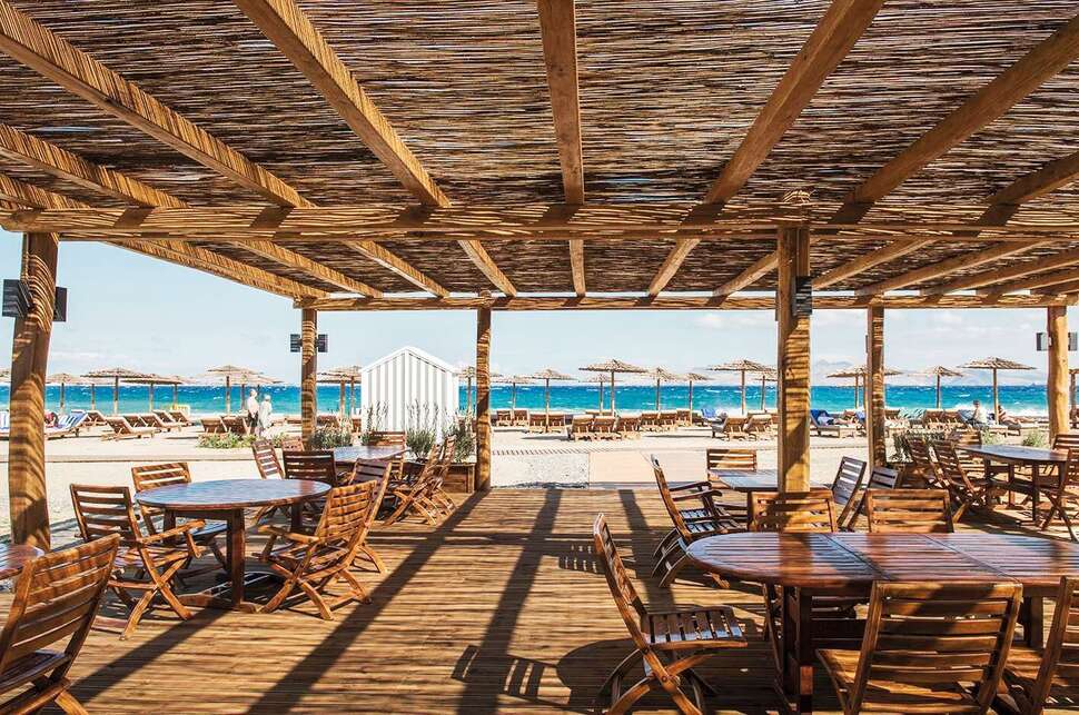 Een foto van de faciliteiten bij Mitsis Ramira Beach Hotel