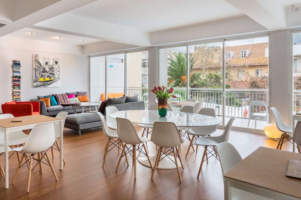 Een foto van het interieur van Hotel Londres