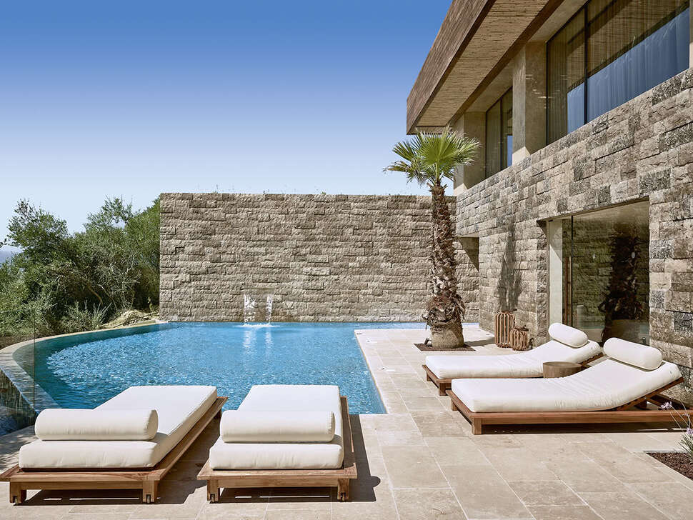 Ein Foto vom Pool im Olea All Suite