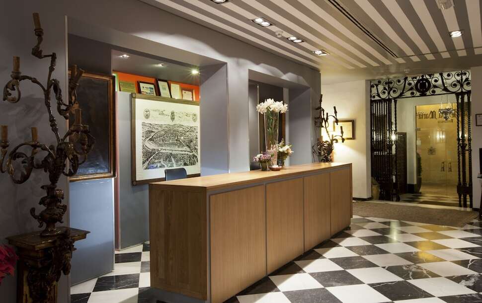 Ein Foto von den Einrichtungen im Dona Maria Hotel