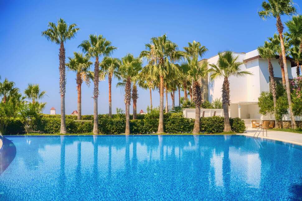 Een foto van het zwembad bij Hillstone Bodrum Hotel & Spa