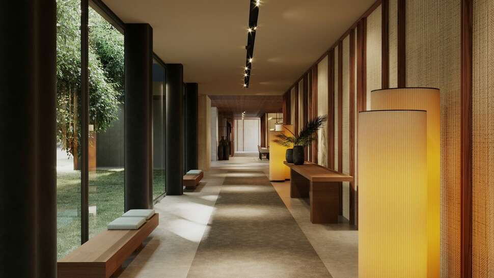 Een foto van het interieur van Hotel Verde Mar & Spa