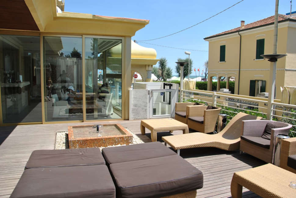 Een foto van de faciliteiten bij Hotel Panoramic Rimini