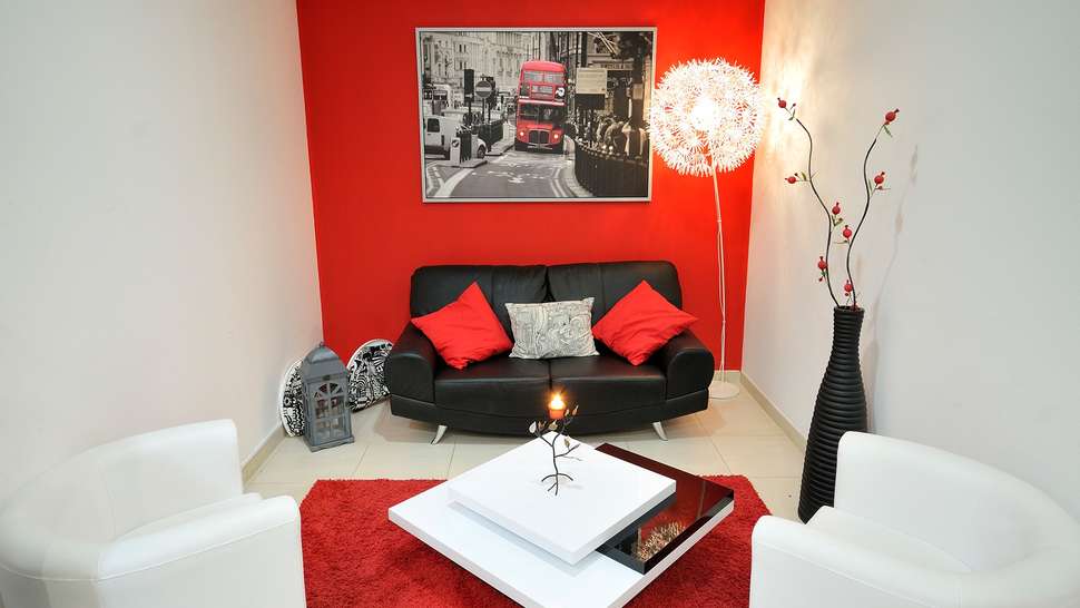 Een foto van het interieur van Studio 17