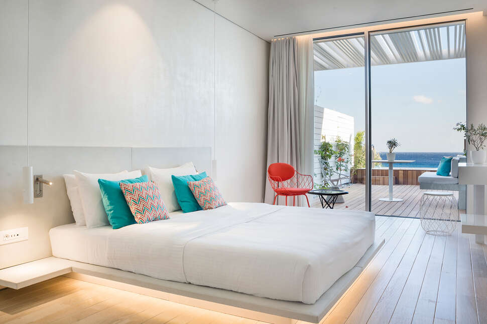 Ein Foto Mykonos Dove Beach Hotel