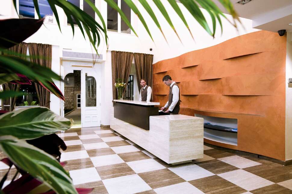 Een foto van het interieur van Hotel Lapad