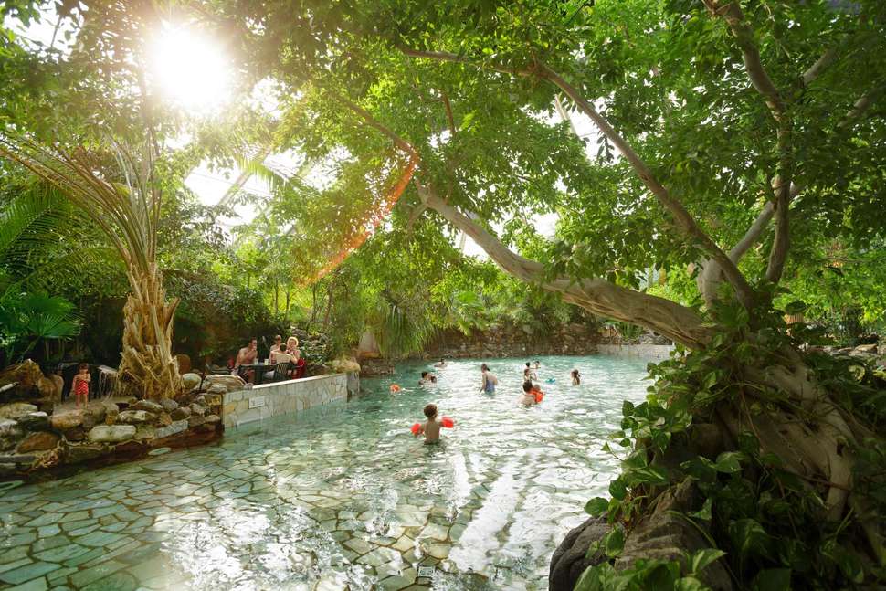 Een foto van het zwembad bij Center Parcs Erperheide