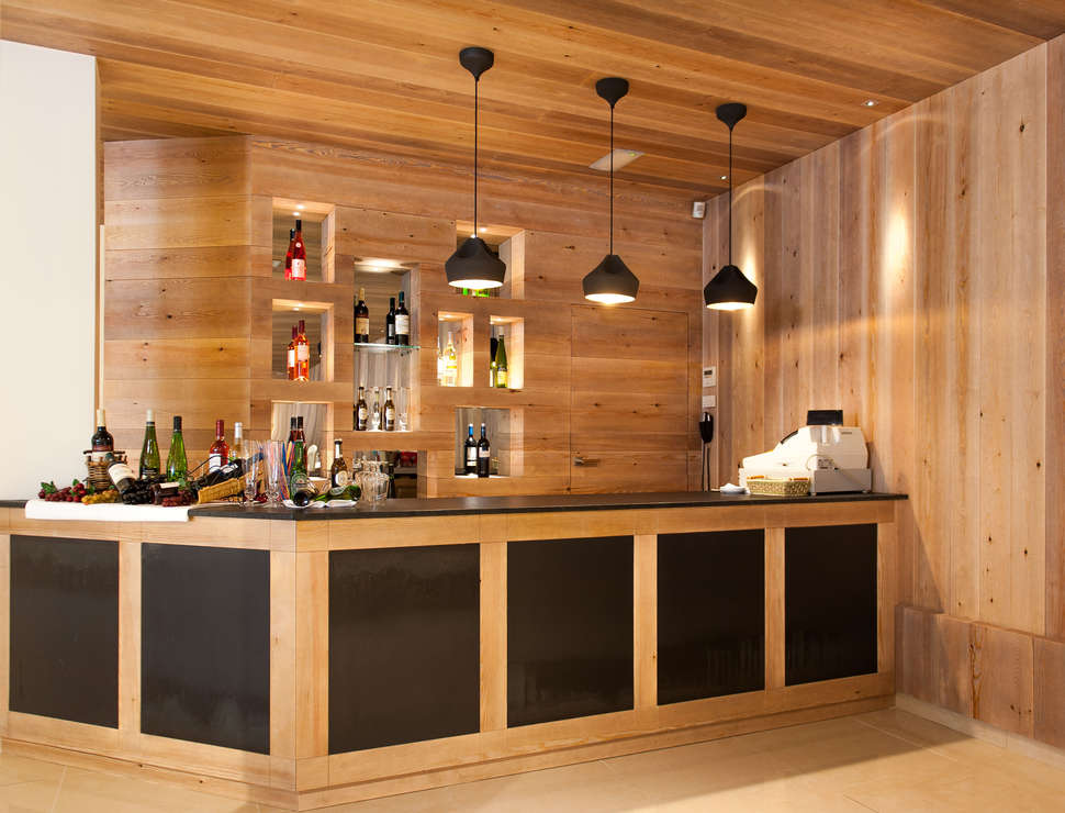 Een foto van het interieur van Hotel Rosa Nautica