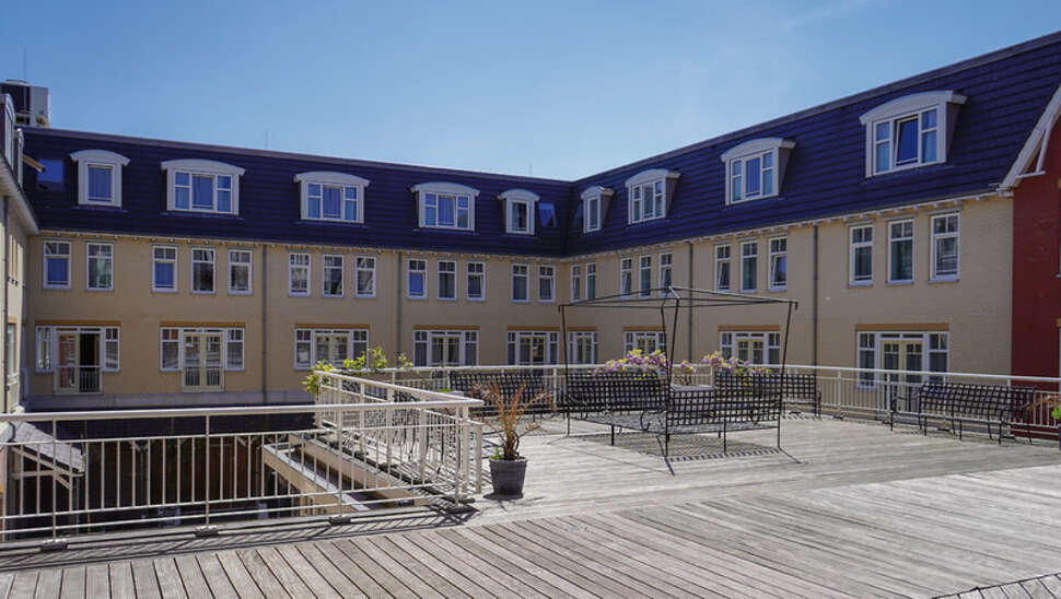 Een foto van het terras bij Grand Hotel Ter Duin
