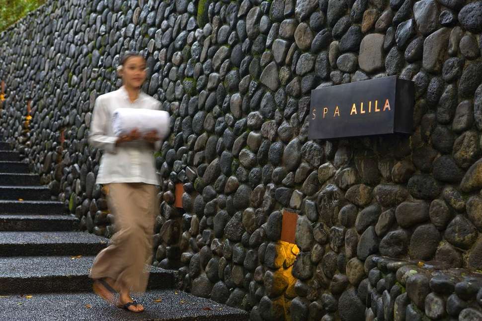 Ein Foto von den Einrichtungen im Alila Ubud