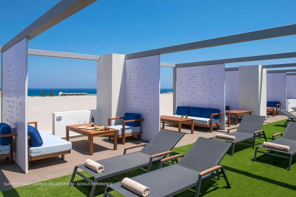 Een foto van het terras bij Aelius Hotel & Spa