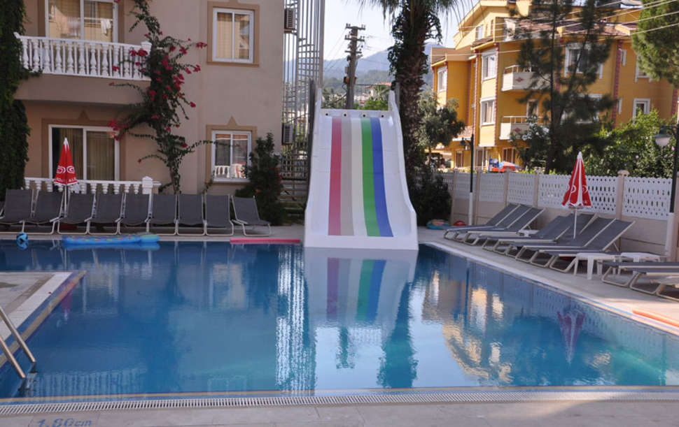 Ein Foto vom Pool im Isla Apart
