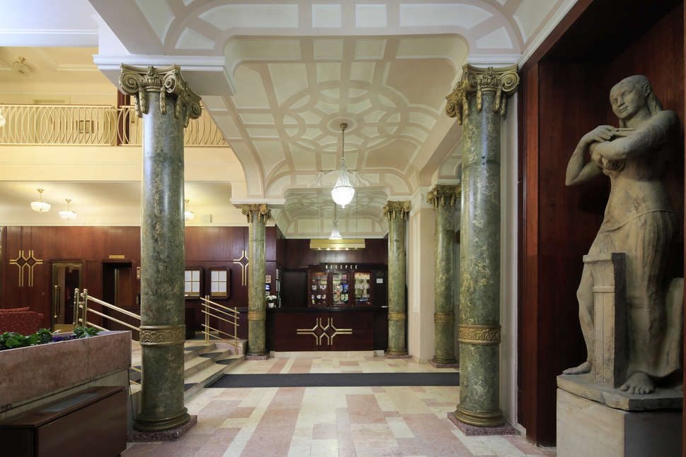 Een foto van het interieur van Spa Hotel Bohemia