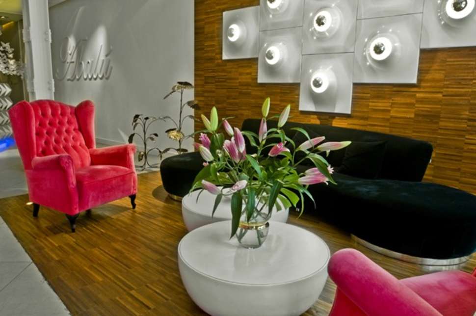 Een foto van het interieur van Abalú Boutique & Design Hotel
