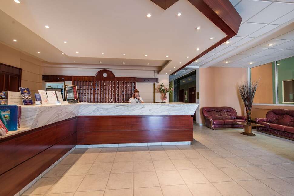 Een foto van het interieur van Astir Palace