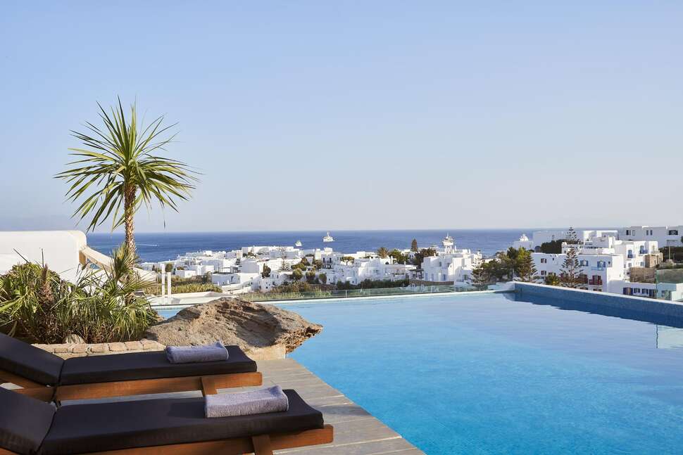 Ein Foto Mr & Mrs White Mykonos