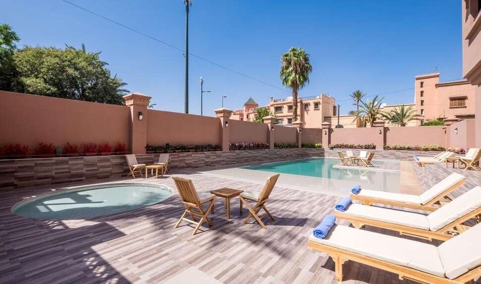 Een foto van het zwembad bij Hotel Ayoub