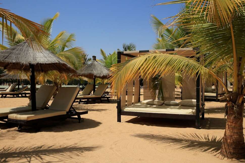 Een foto van het strand bij Lamantin Beach Hotel Resort & Spa