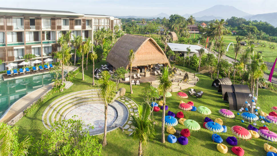 Een foto van de faciliteiten bij Wyndham Tamansari Jivva Resort