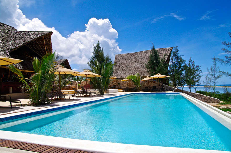 Een foto van het zwembad bij Sunshine Marine Lodge