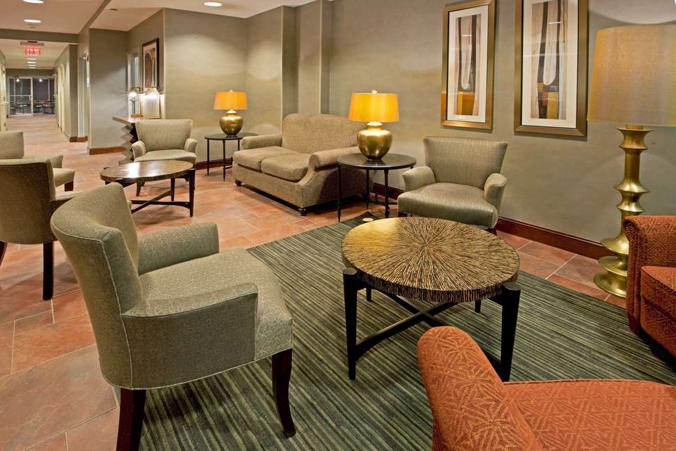Een foto van het interieur van Holiday Inn Express New York City Times Square