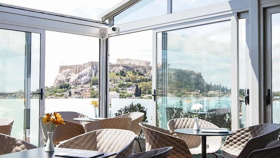 Ein Foto von den Einrichtungen im Athens Cypria Hotel
