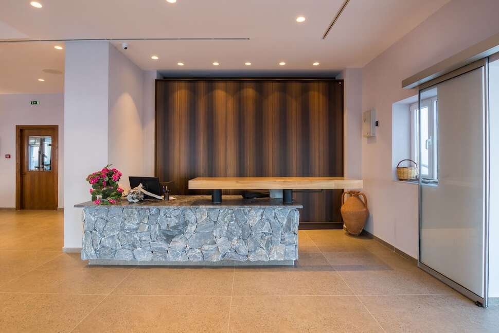 Een foto van het interieur van Aegean Village