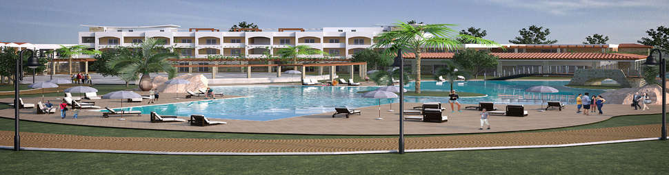 Een foto van de buitenkant van Danaide Resort