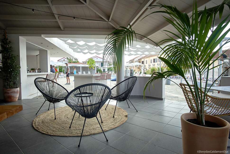 Een foto van het terras bij Seaside Resorts