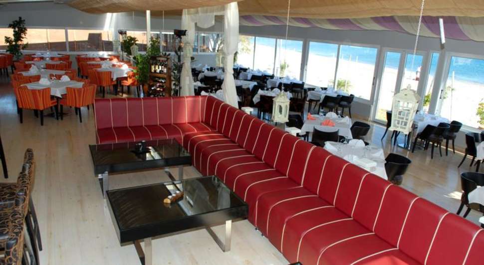 Een foto van de faciliteiten bij Sacallis Inn Beach Hotel