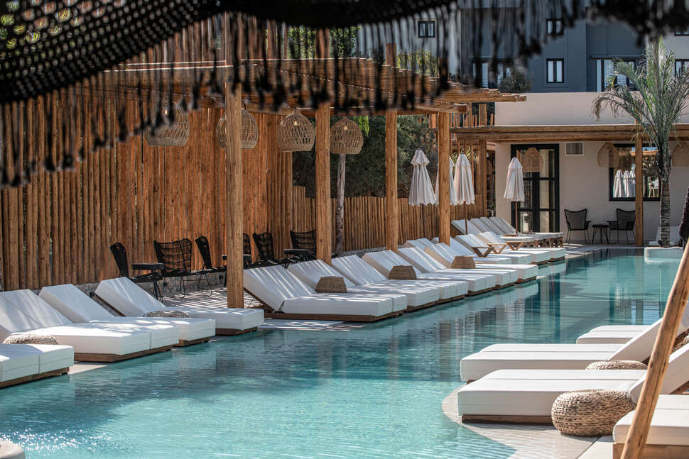 Een foto van het zwembad bij Indigo Inn Casa