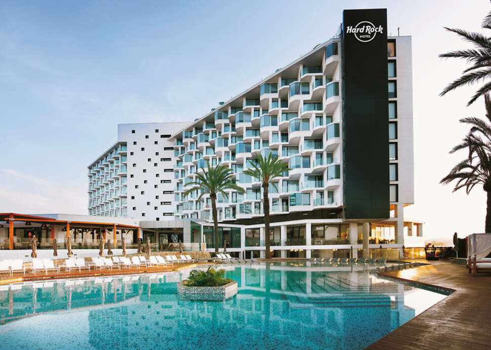 Een foto van een overzicht van Hard Rock Hotel Ibiza