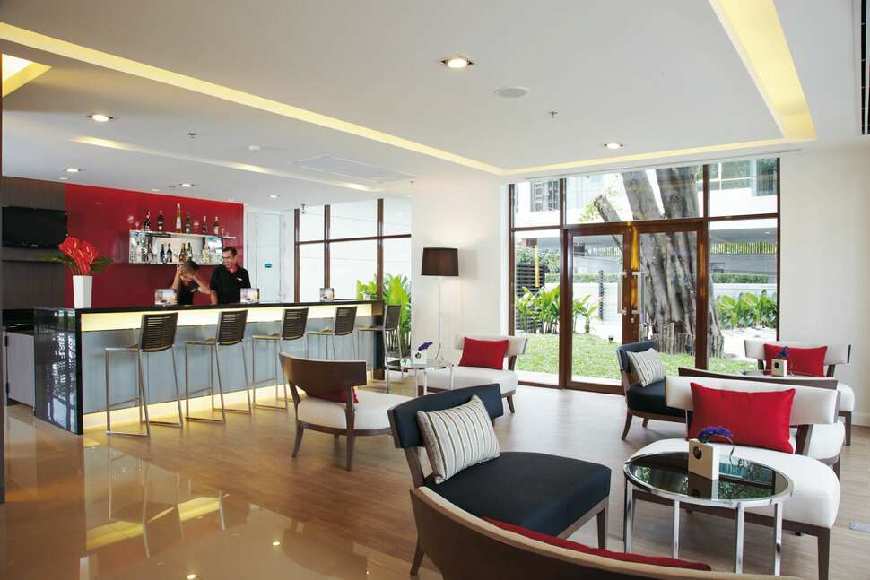 Ein Foto von den Einrichtungen im Ibis Bangkok Riverside