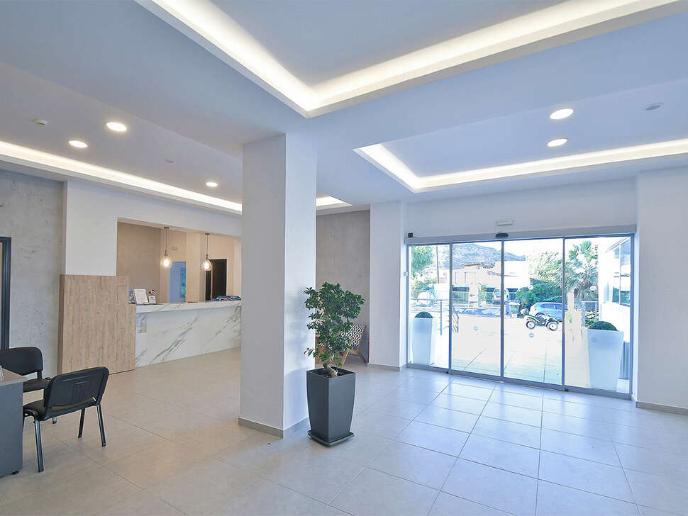 Een foto van het interieur van Evita Bay