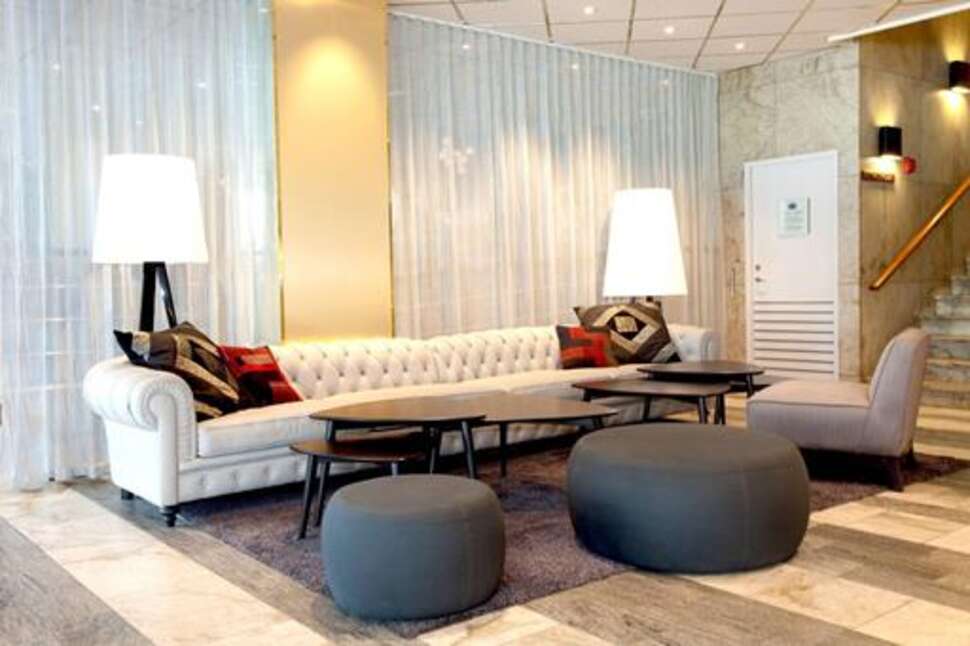 Een foto van het interieur van Scandic Sjofartshotellet