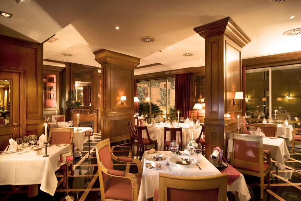 Ein Foto von den Einrichtungen im Real Palacio Hotel