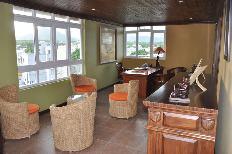 Een foto van het interieur van Aanari Hotel & Spa