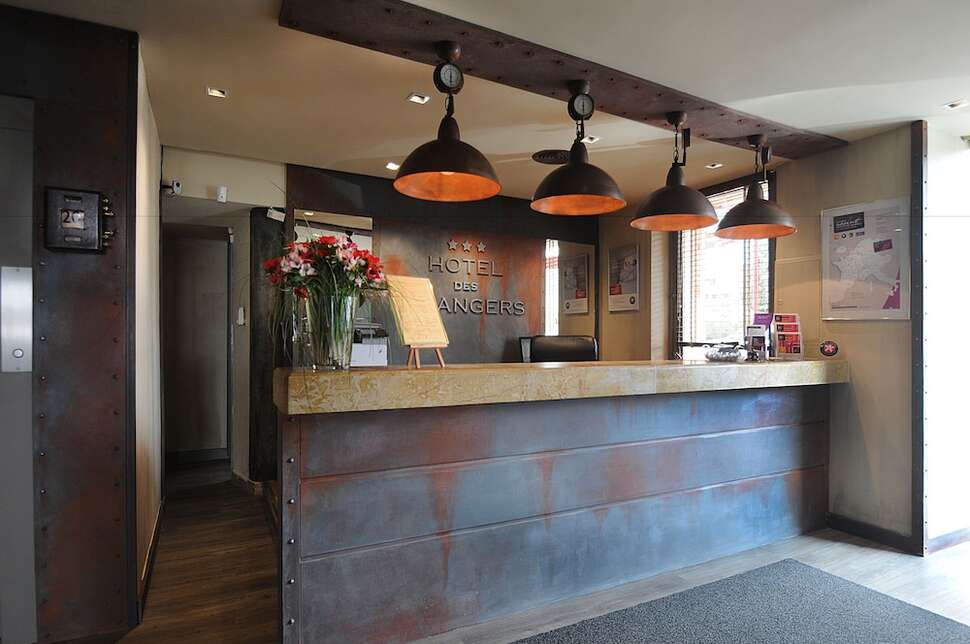 Een foto van het interieur van Hotel des Orangers