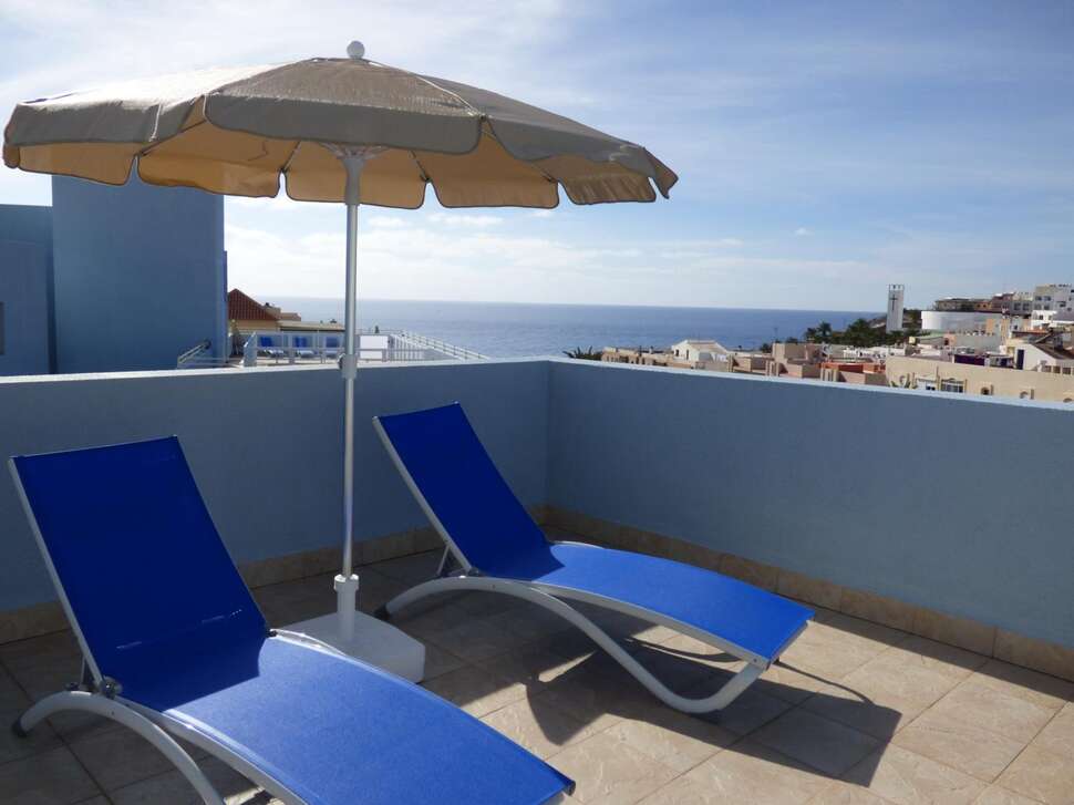 Een foto van het terras bij Appartementen Tao Morro Jable